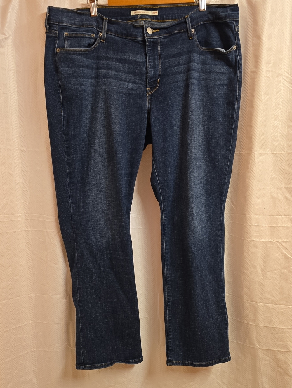 Levi's 414 Jeans Women's Size 20W Blue Classic Straight-Leg Jeans Levis 414